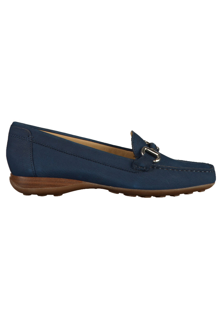 Geox Mokassin Leder Dunkelblau - surf4shoes