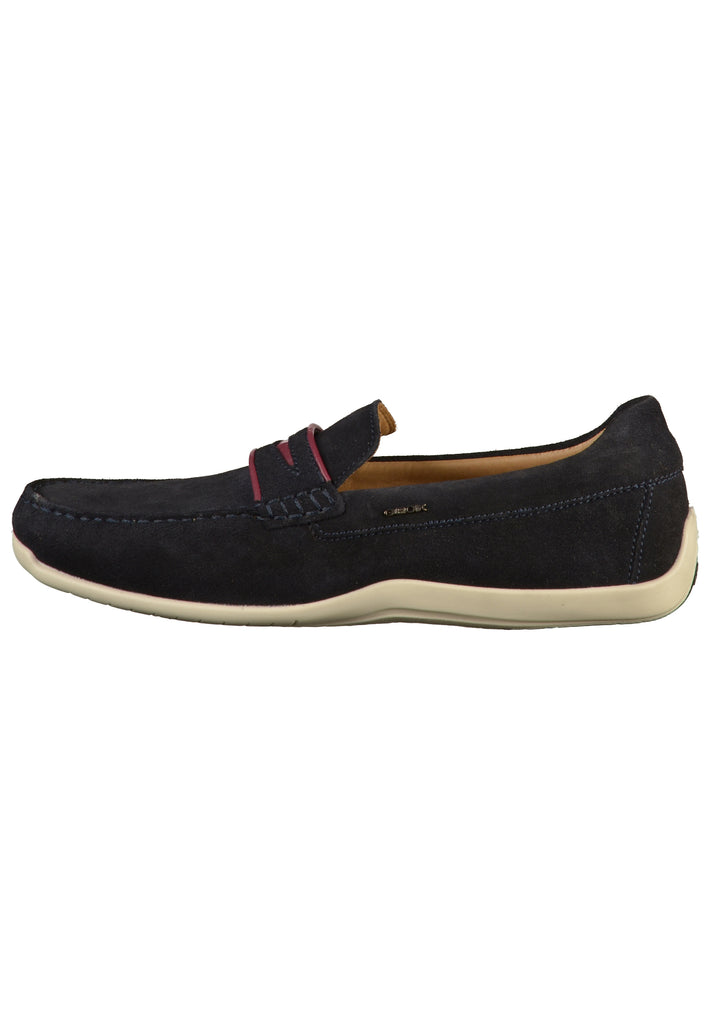 Geox Slipper Veloursleder Navy - surf4shoes