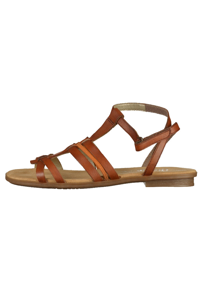 Rieker Sandalen Glattleder Braun - surf4shoes