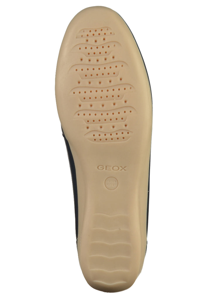 Geox Mokassin Leder Blau - surf4shoes