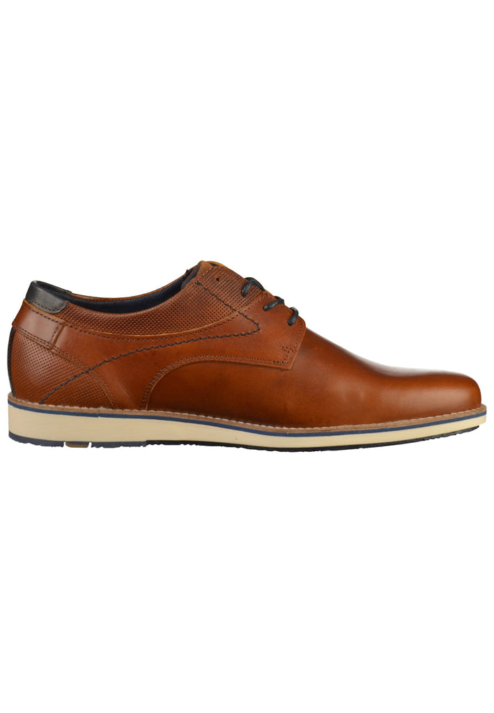 Bullboxer Halbschuhe Leder Cognac - surf4shoes