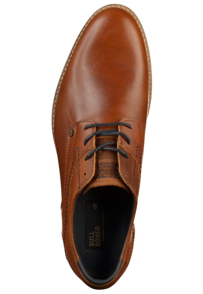 Bullboxer Halbschuhe Leder Cognac - surf4shoes