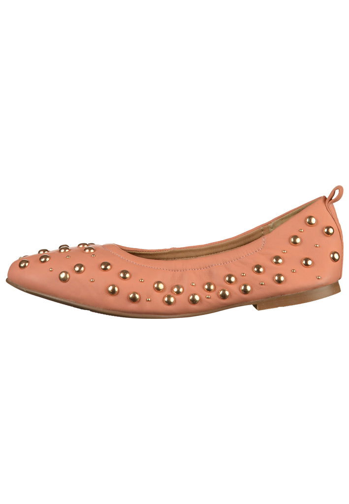 Bronx Ballerinas Leder Nude - surf4shoes