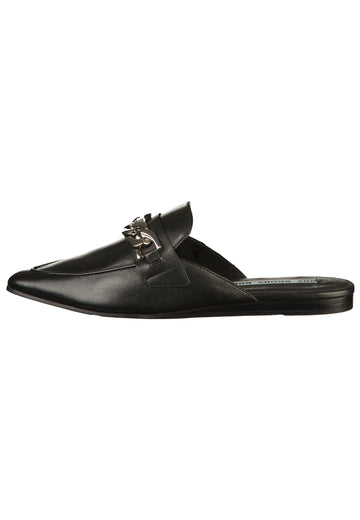 Bronx Pantoletten Leder Schwarz - surf4shoes