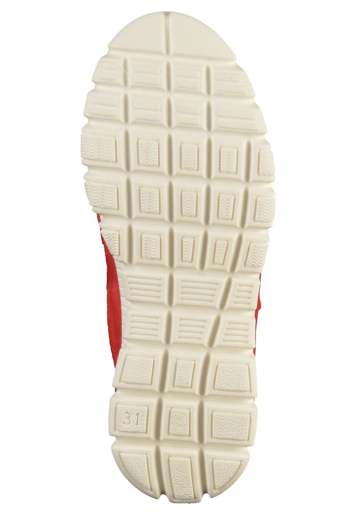 Richter Sneaker Veloursleder/Textil Rot - surf4shoes