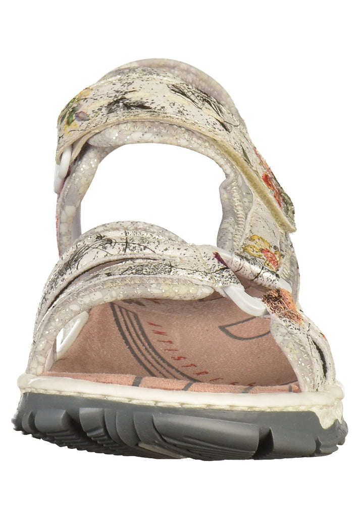 Rieker Sandalen Lederimitat Multi - surf4shoes
