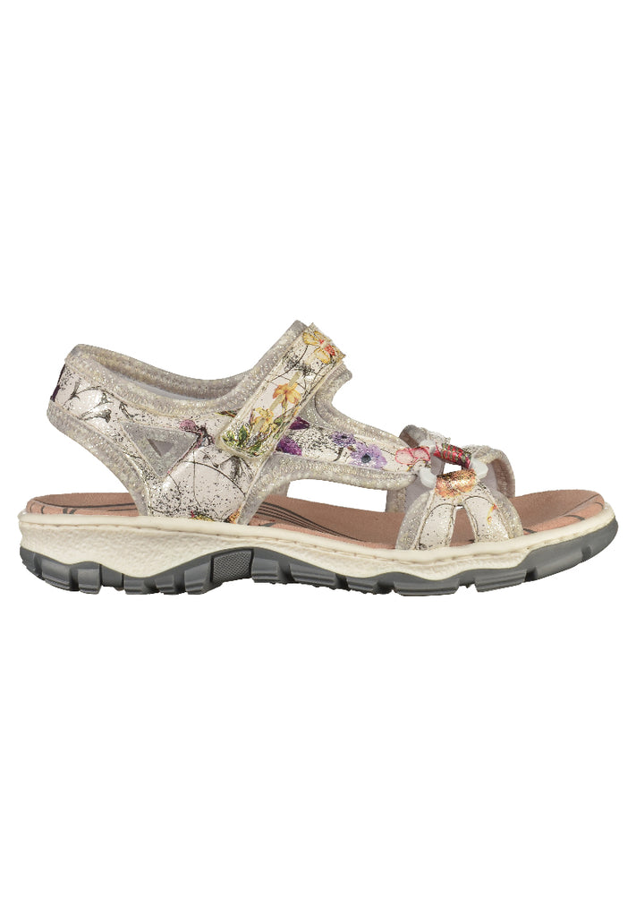 Rieker Sandalen Lederimitat Multi - surf4shoes