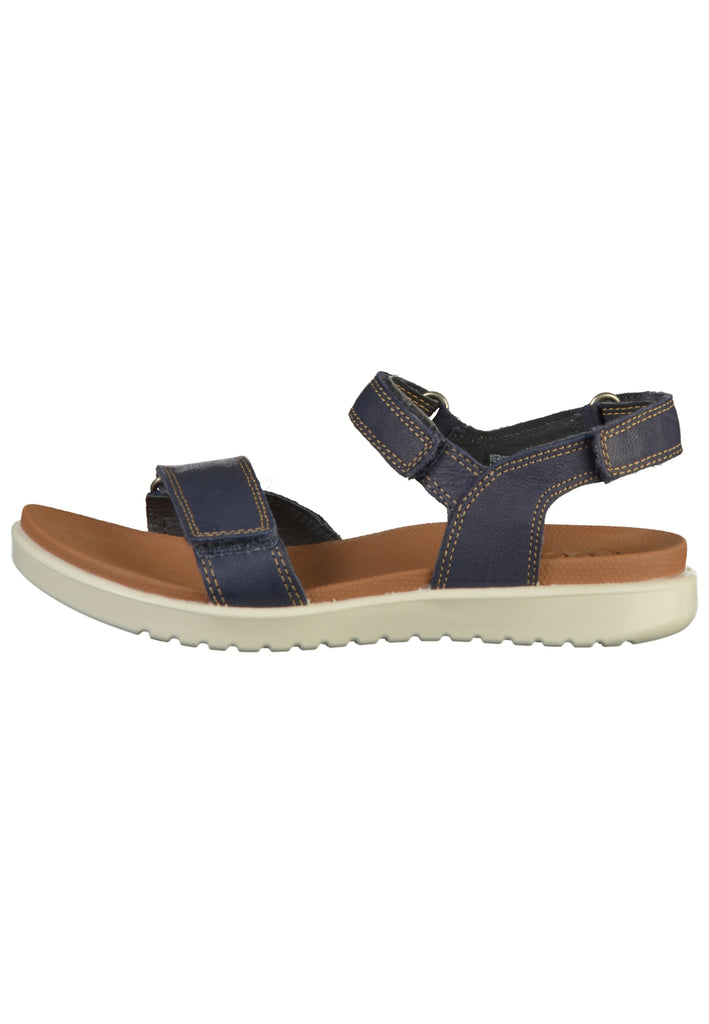 ecco Sandalen Leder Dunkelblau - surf4shoes