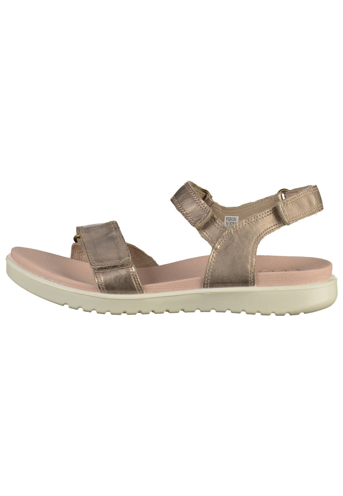 ecco Sandalen Leder Gold - surf4shoes