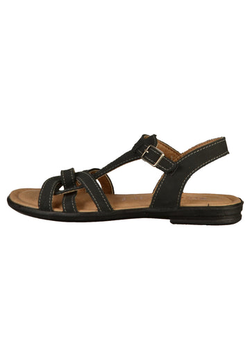 Ricosta Sandalen Leder Schwarz - surf4shoes