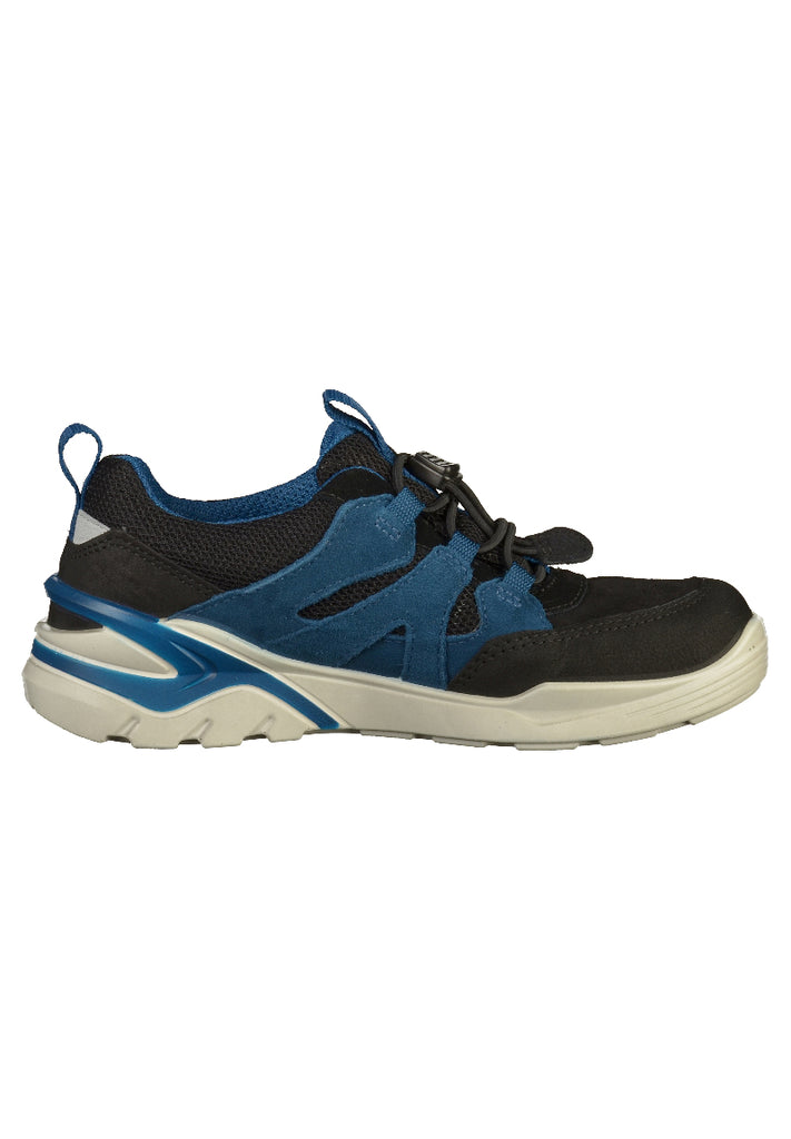 ecco Halbschuhe Leder/Textil Schwarz - surf4shoes