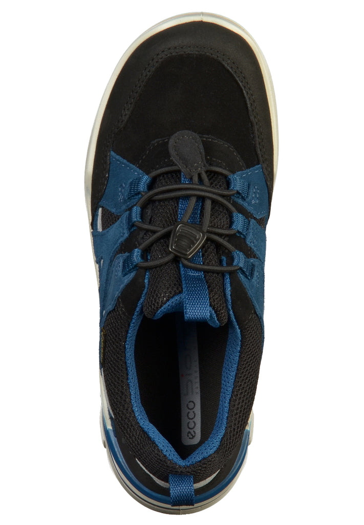 ecco Halbschuhe Leder/Textil Schwarz - surf4shoes
