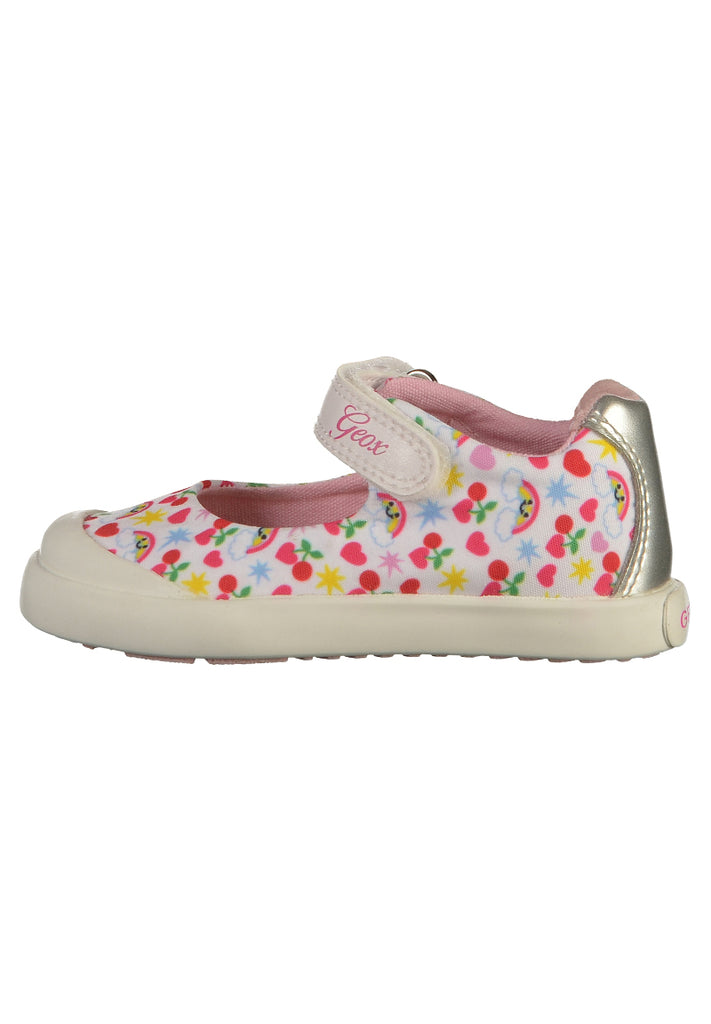 Geox Ballerinas Textil Weiß - surf4shoes