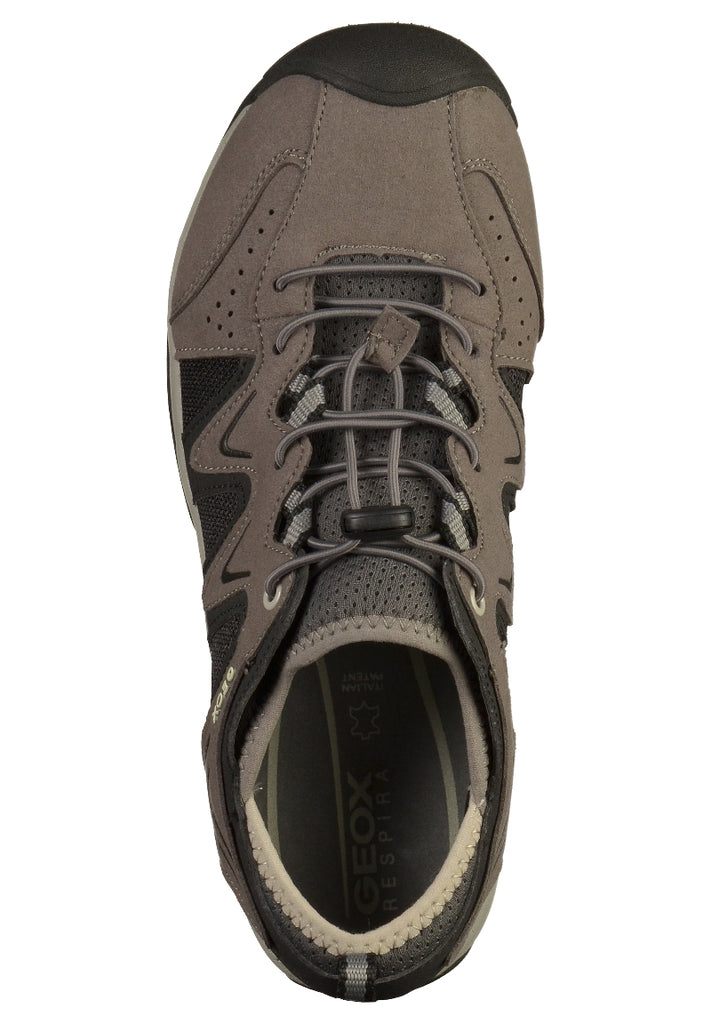 Geox Halbschuhe Lederimitat Grau - surf4shoes