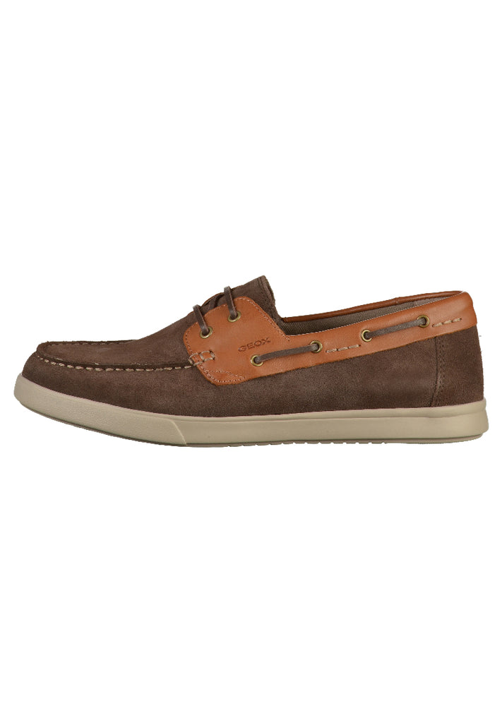 Geox Halbschuhe Nubukleder Dunkelbraun - surf4shoes
