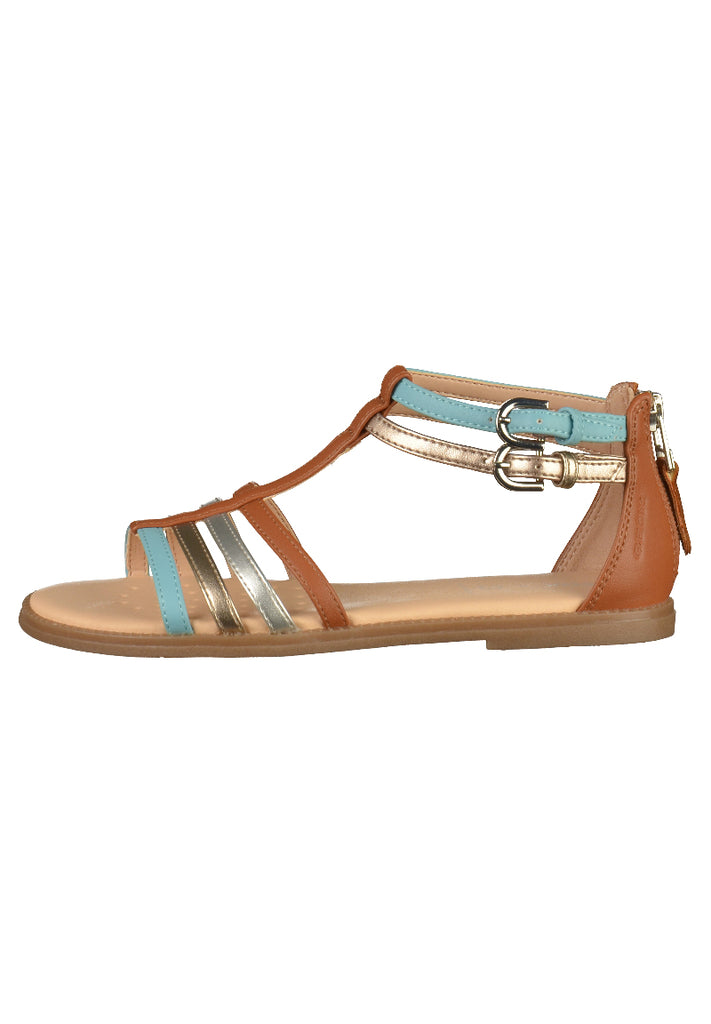 Geox Sandalen Lederimitat Caramel - surf4shoes