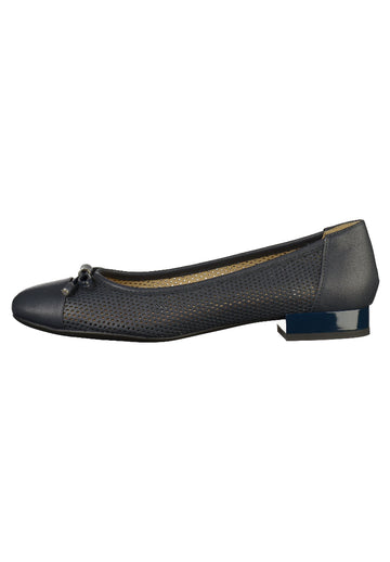 Geox Ballerinas Lederimitat Navy - surf4shoes