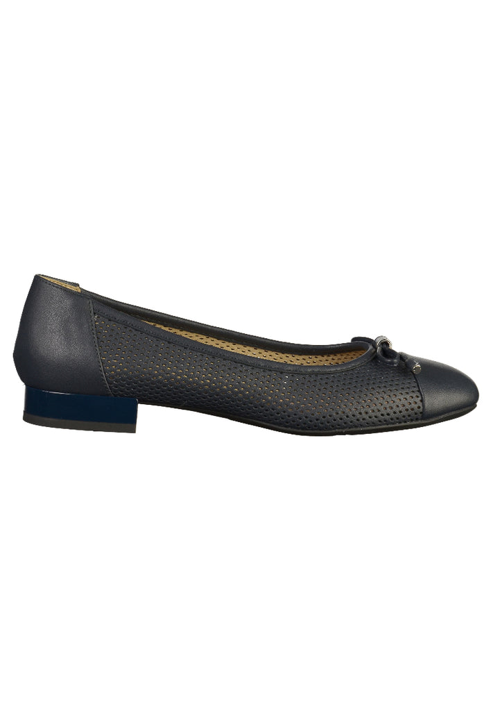 Geox Ballerinas Lederimitat Navy - surf4shoes