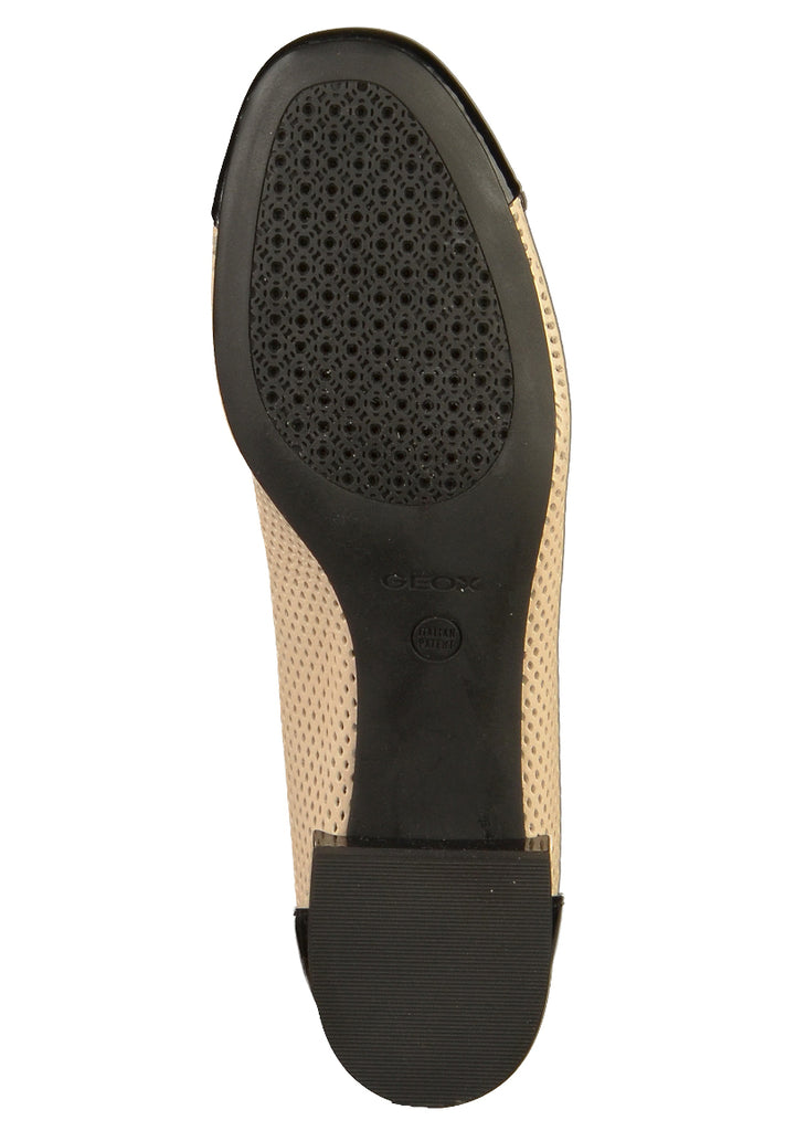 Geox Ballerinas Lederimitat Natural - surf4shoes