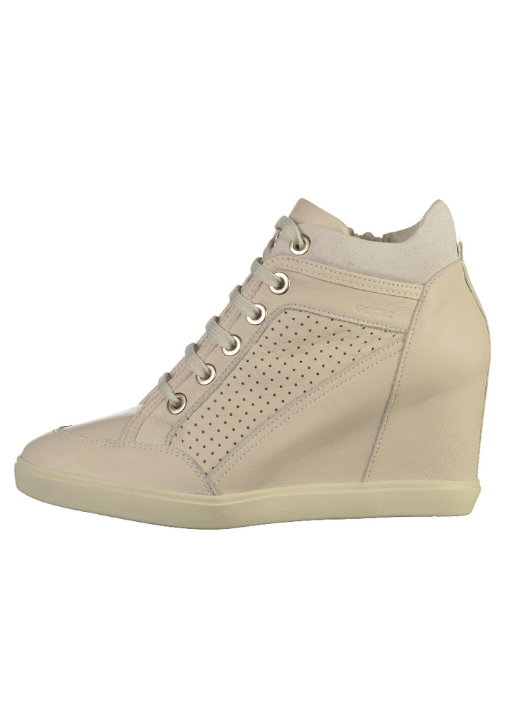 Geox Sneaker Leder Beige - surf4shoes