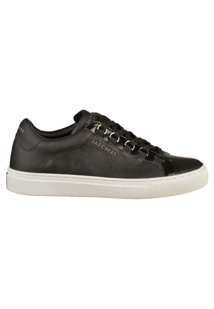 Skechers Sneaker Leder Schwarz - surf4shoes