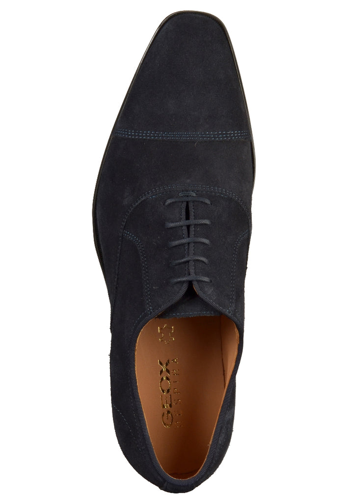 Geox Businessschuhe Leder Navy - surf4shoes