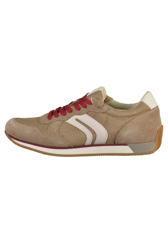 Geox Sneaker Veloursleder/Mesh Sand - surf4shoes