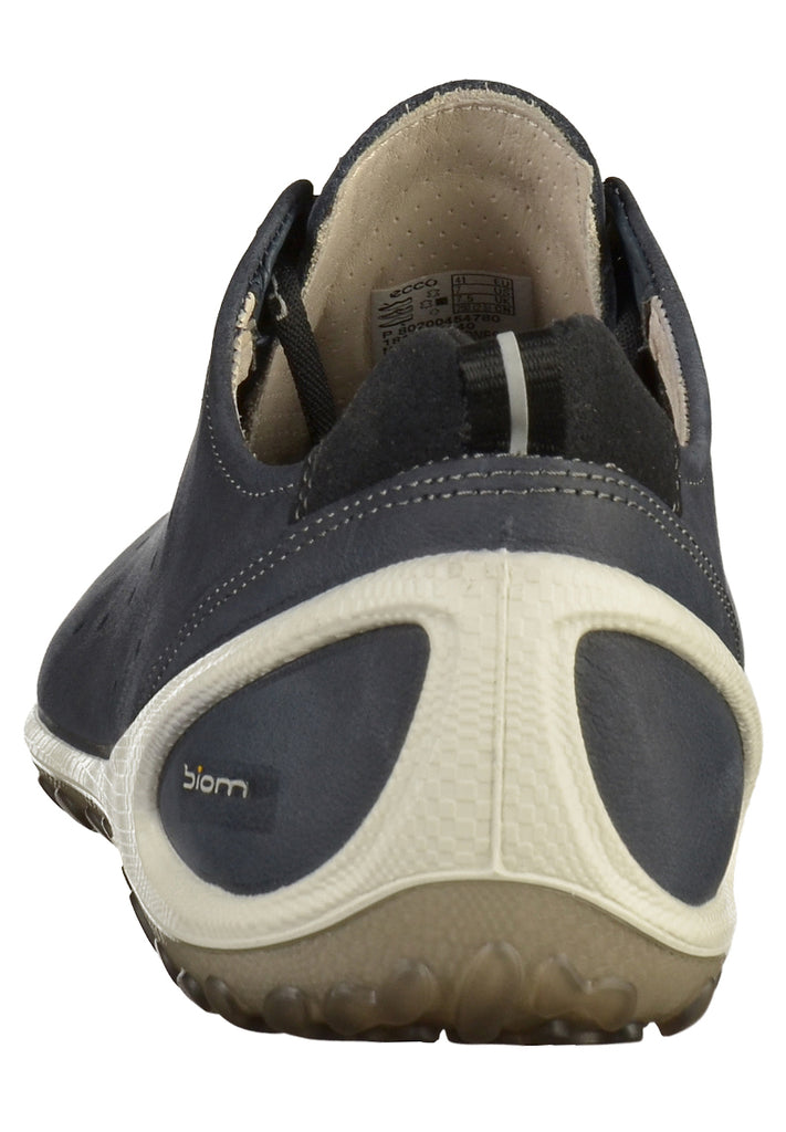 ecco Sneaker Leder Blau - surf4shoes