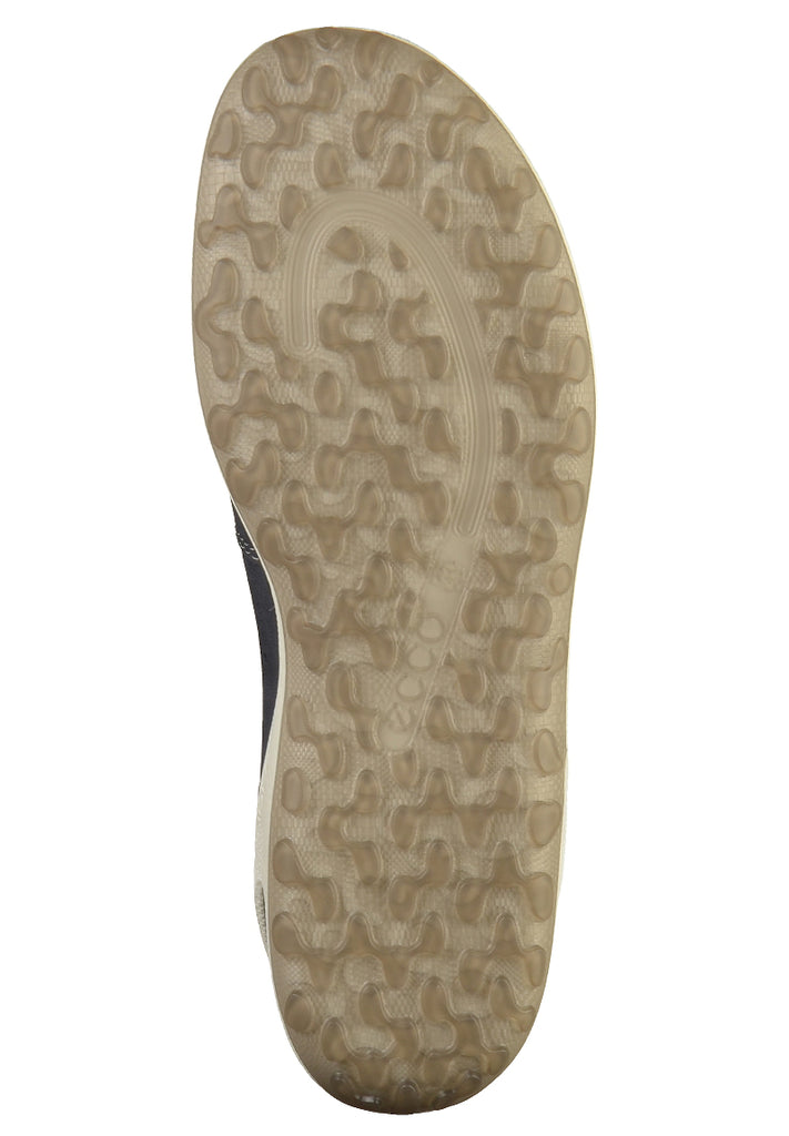 ecco Sneaker Leder Blau - surf4shoes