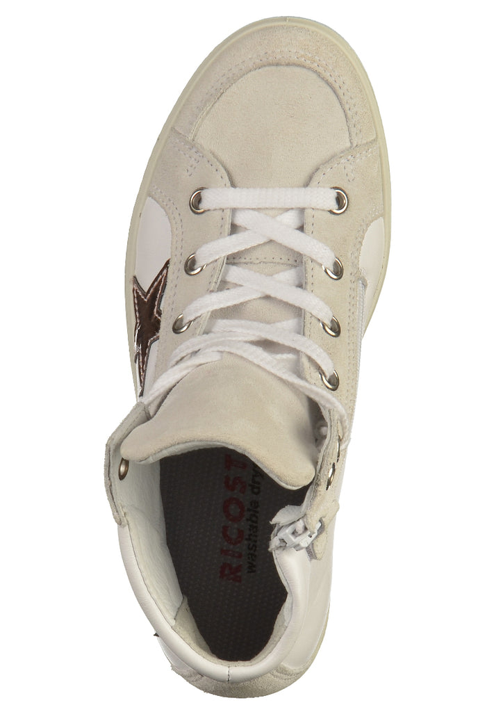Ricosta Sneaker Leder Weiß - surf4shoes