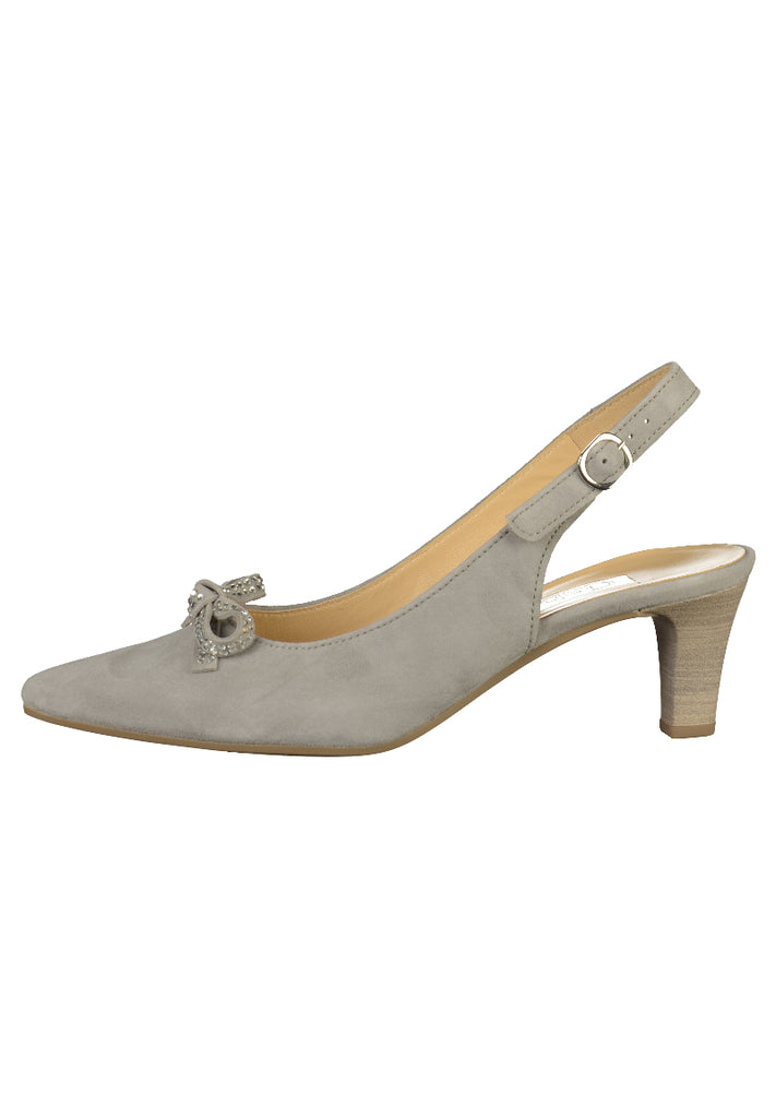 Gabor Pumps Leder Grau - surf4shoes