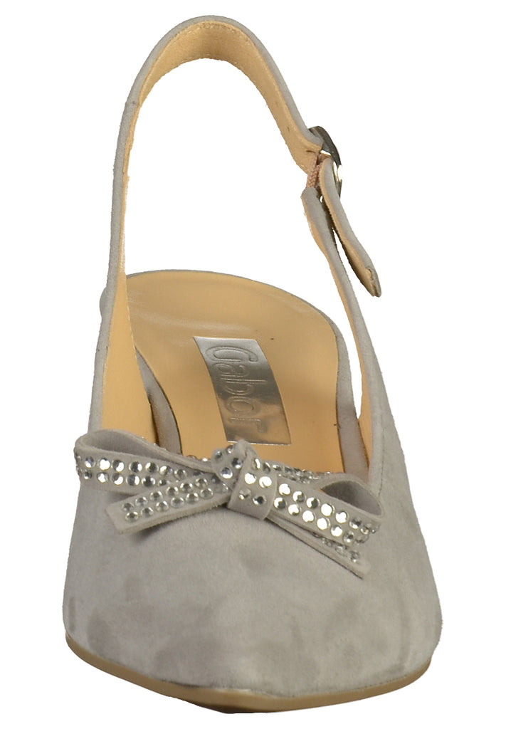 Gabor Pumps Leder Grau - surf4shoes