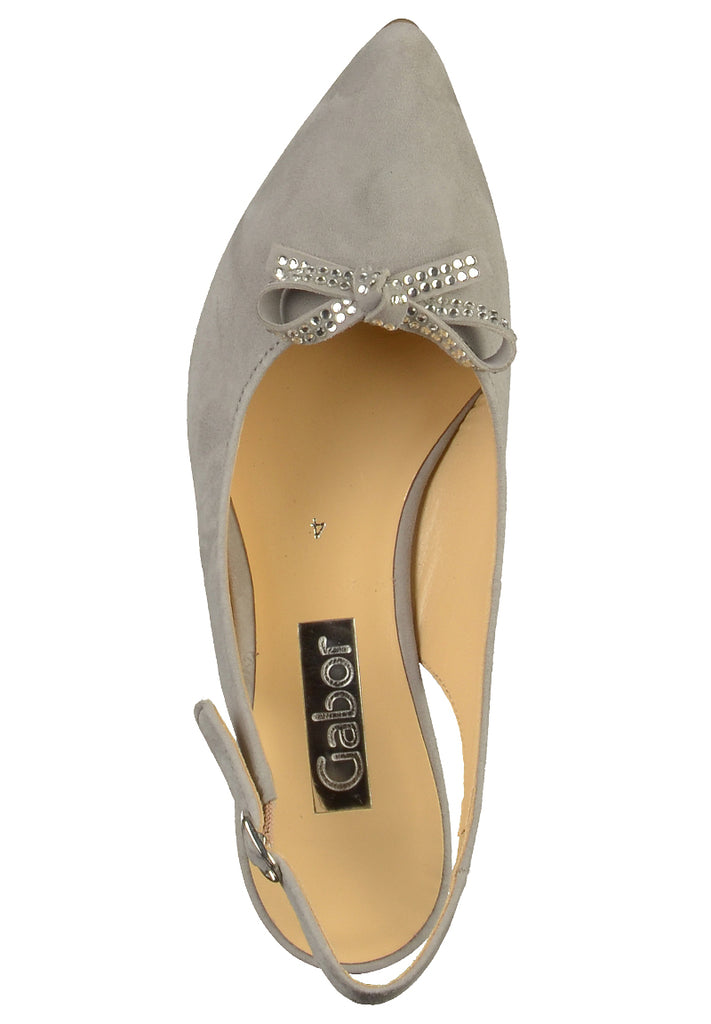 Gabor Pumps Leder Grau - surf4shoes
