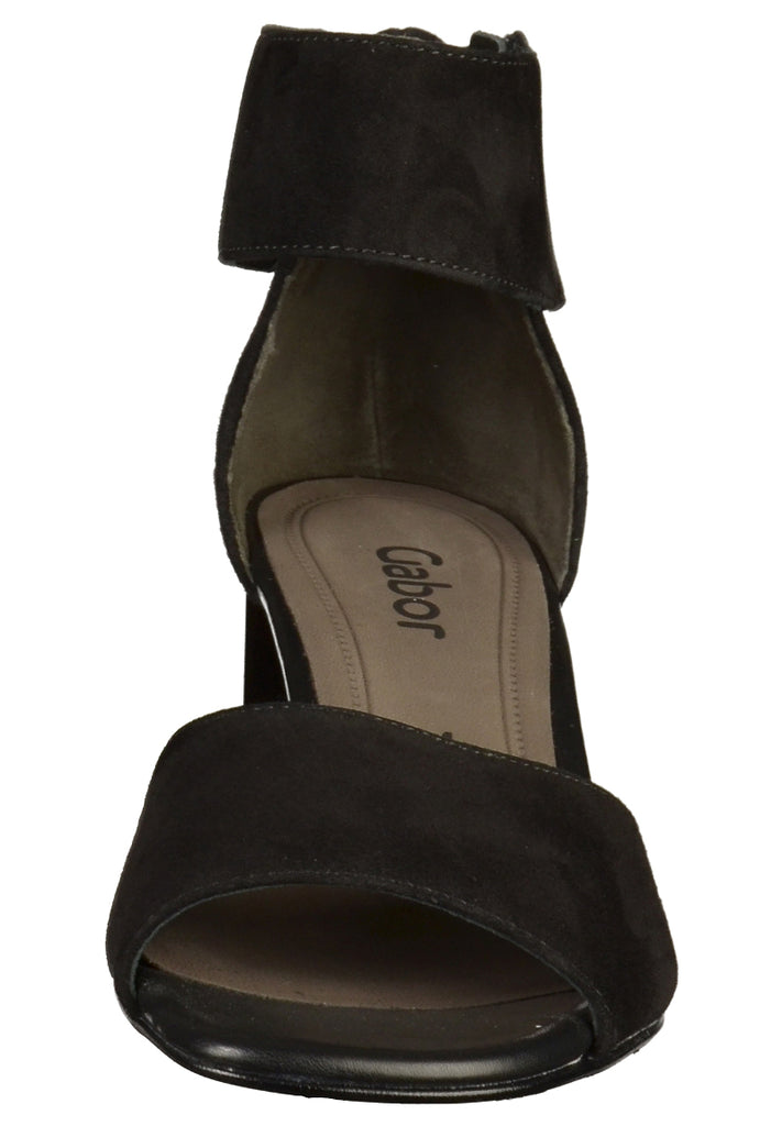 Gabor Sandalen Leder Schwarz - surf4shoes