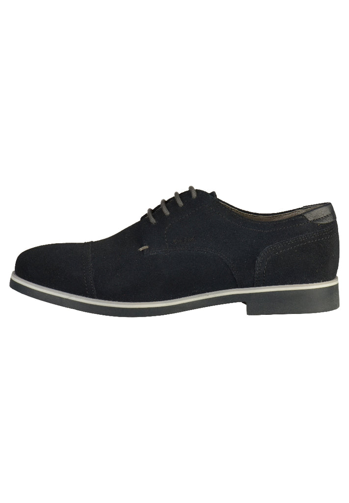 Geox Halbschuhe Veloursleder Navy - surf4shoes