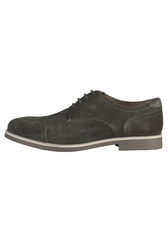 Geox Halbschuhe Veloursleder Dunkelgrau - surf4shoes
