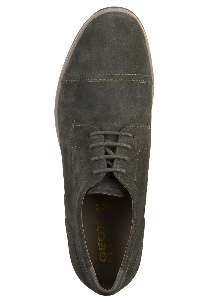 Geox Halbschuhe Veloursleder Dunkelgrau - surf4shoes