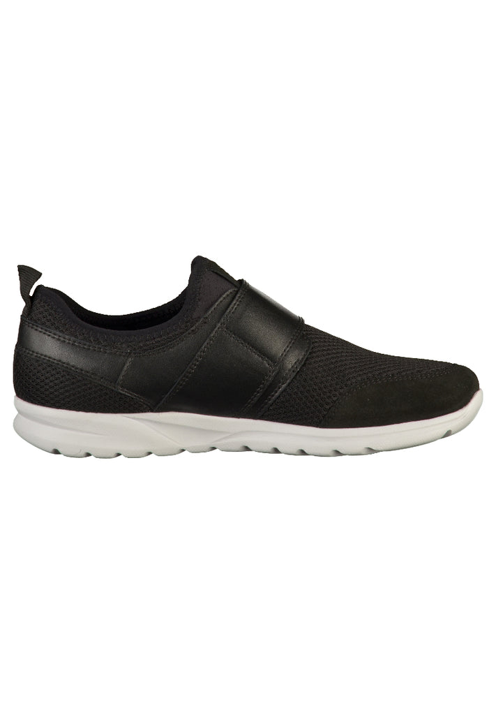 Geox Sneaker Lederimitat/Textil Schwarz - surf4shoes