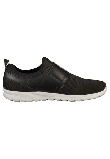 Geox Sneaker Lederimitat/Textil Schwarz - surf4shoes