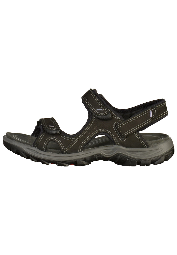 ecco Sandalen Leder Schwarz - surf4shoes