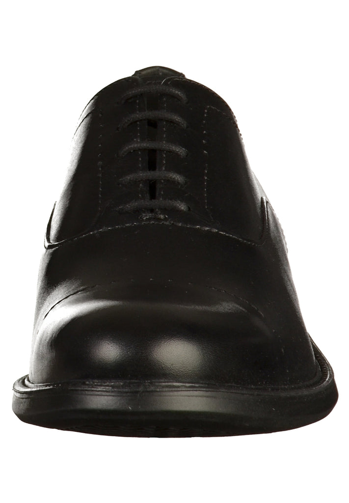 Geox Businessschuhe Glattleder Schwarz - surf4shoes