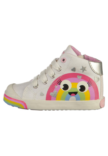 Geox Sneaker Textil Weiß - surf4shoes