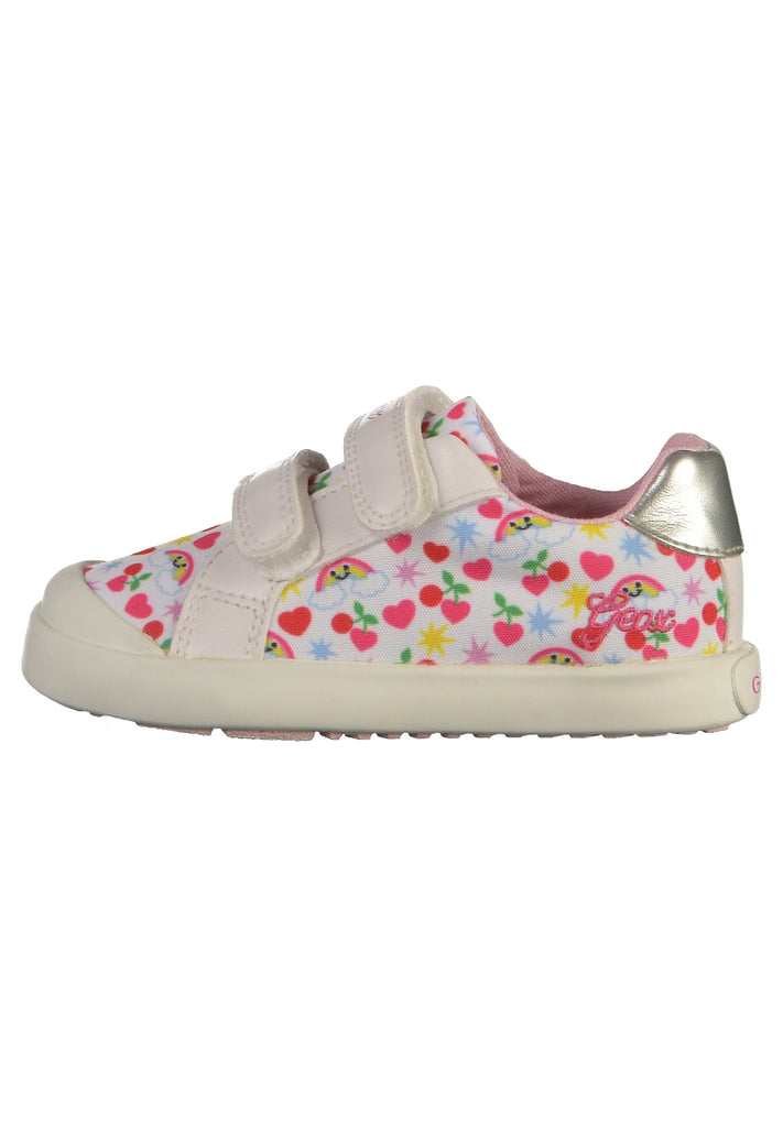 Geox Sneaker Lederimitat/Textil Weiß - surf4shoes