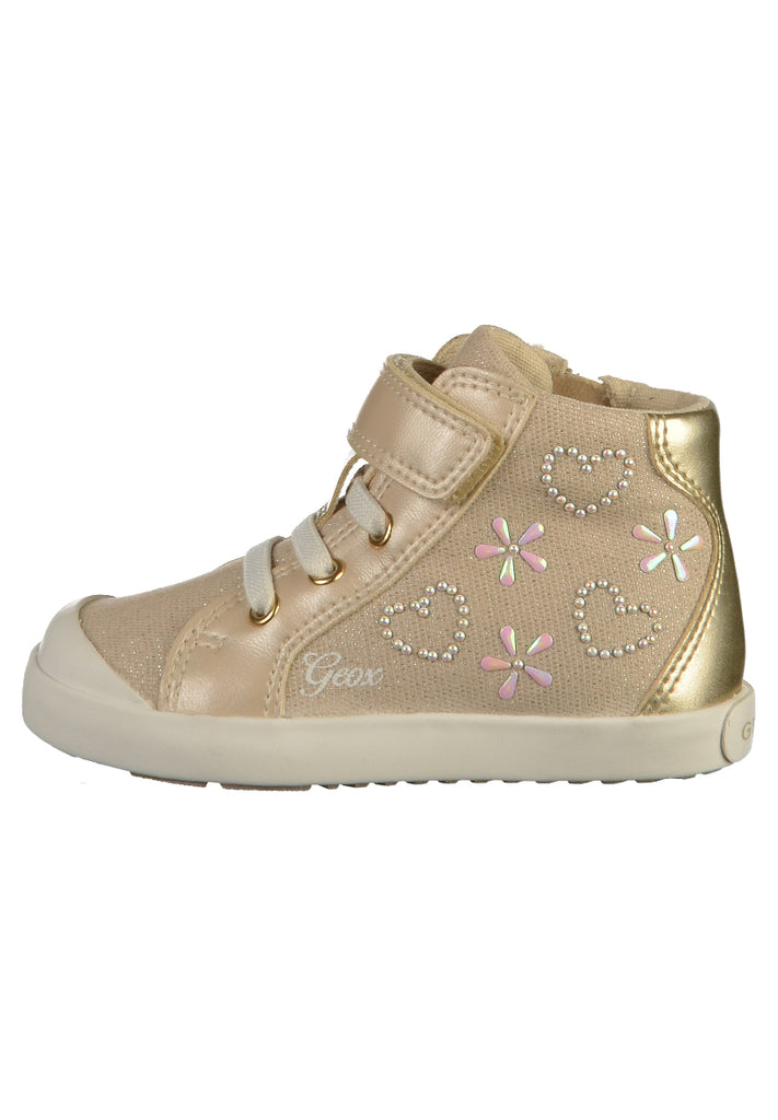 Geox Sneaker Lederimitat/Textil Beige - surf4shoes