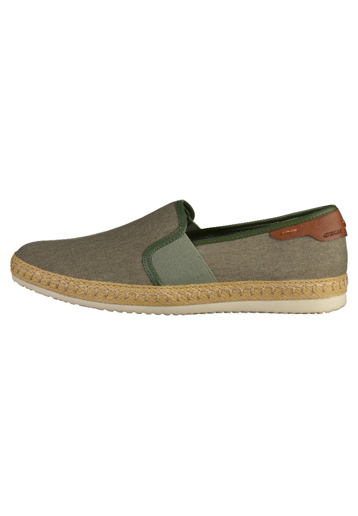 Geox Slipper Textil Grün - surf4shoes