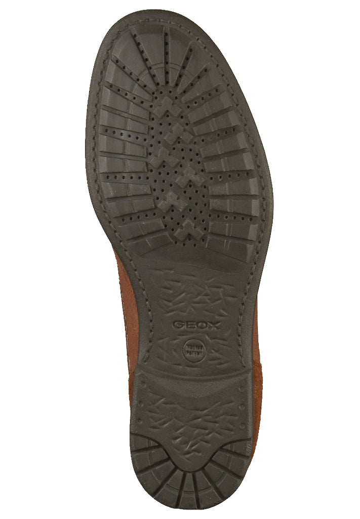 Geox Halbschuhe Leder Cognac - surf4shoes
