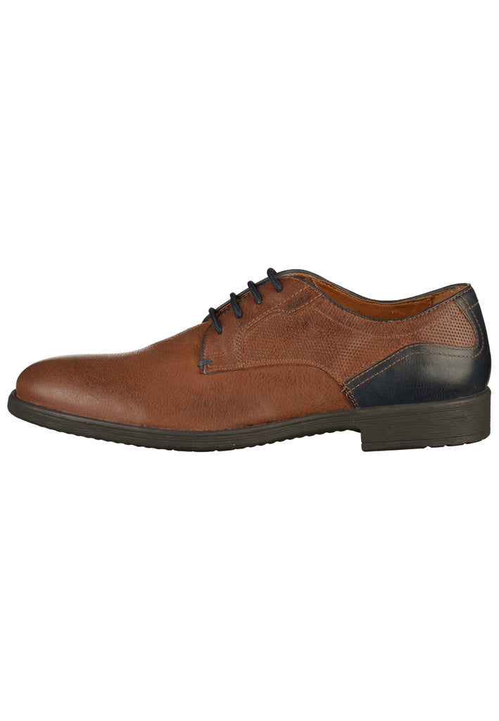 Geox Businessschuhe Glattleder Cognac - surf4shoes