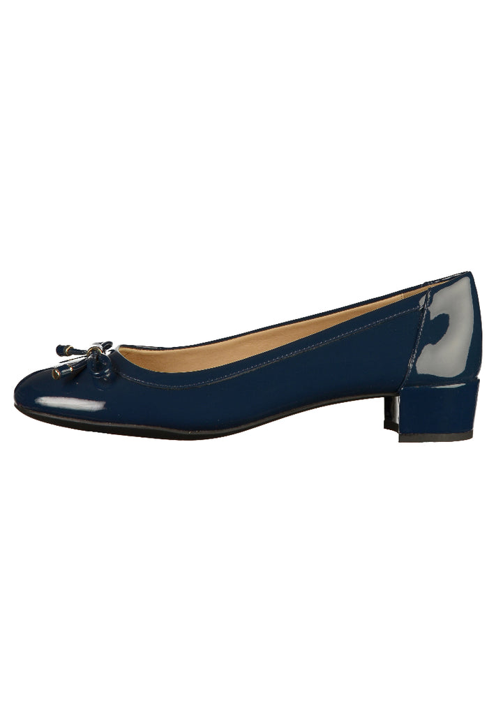 Geox Ballerinas Leder Navy - surf4shoes