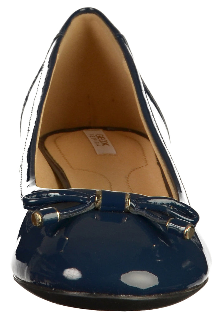 Geox Ballerinas Leder Navy - surf4shoes