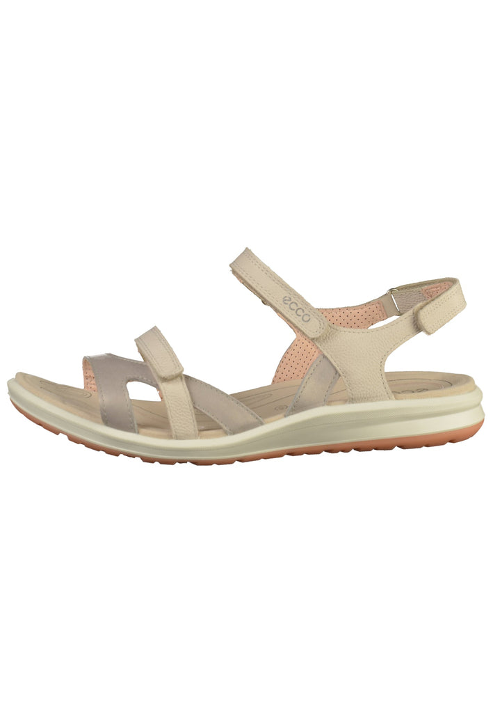 ecco Sandalen Leder Silber/Grau - surf4shoes